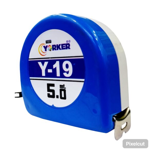 Yorker Y-19 5mtr measuring tape (Pack of ₹65.5x12pcs)