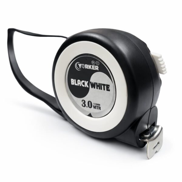 Yorker Black&White 3mtr measuring tape (Pack of ₹44.5x12pcs)